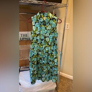 Talbots sleeveless collared dress.